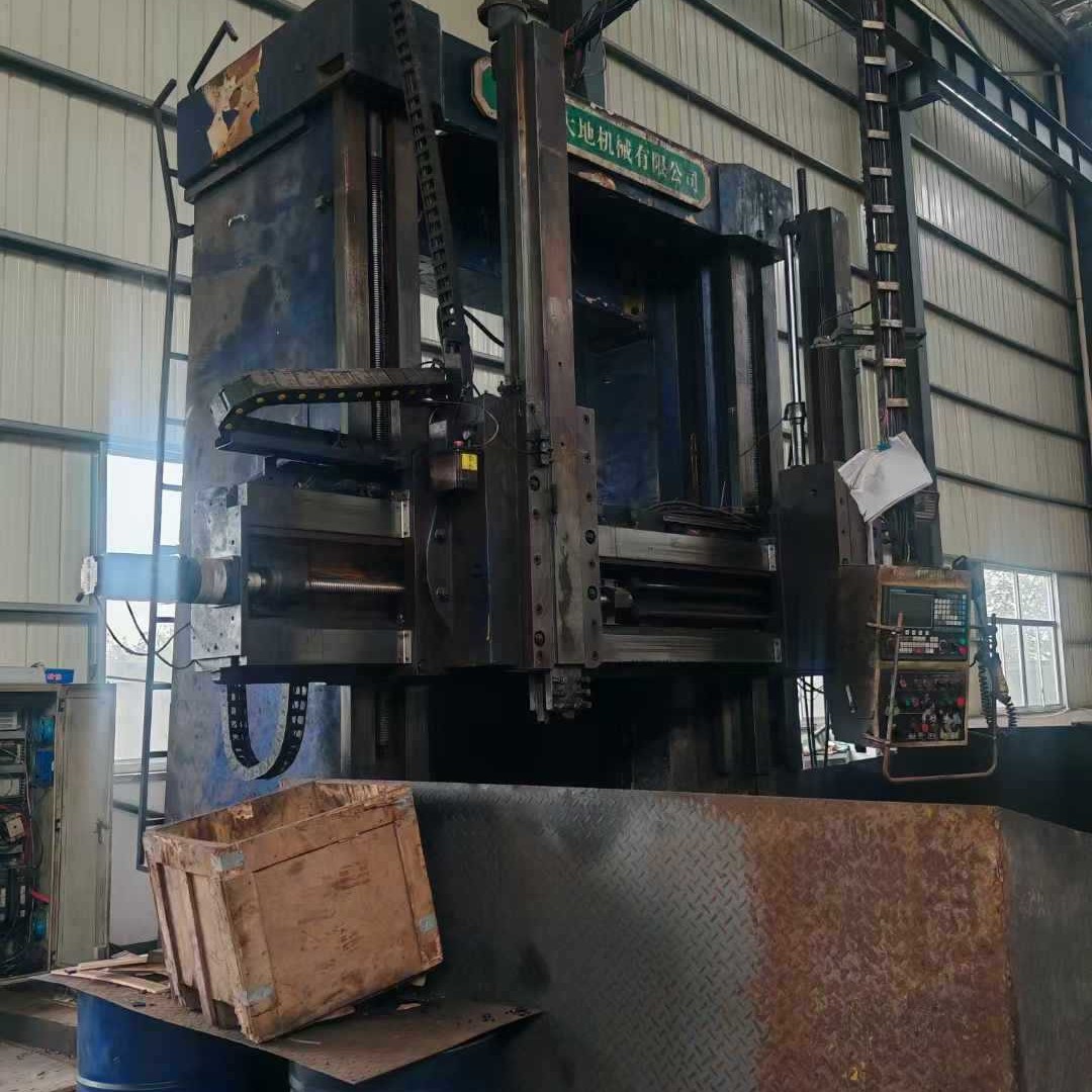 出售二手新大地CK5225数控立式车床华中HNC-808xp系统