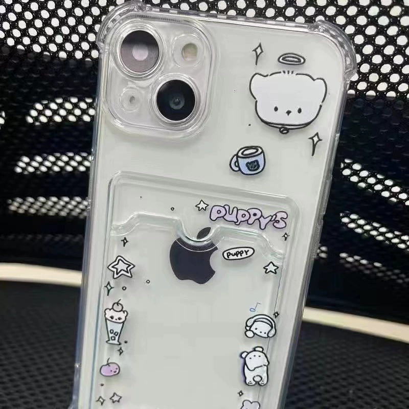 The card holder is suitable for iPhone14/13promax12/11pro anti-fall xr/can hold photos iPhone17