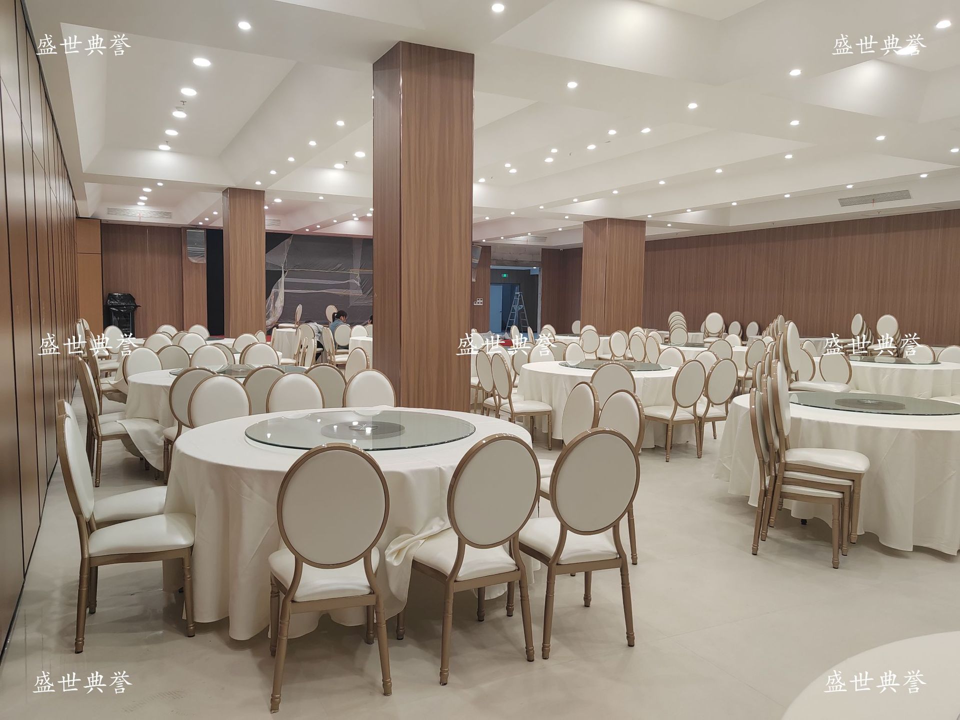 宁波厂家直销餐饮布草酒店宴会厅台布餐厅婚宴纯色桌布家宴圆桌布详情18