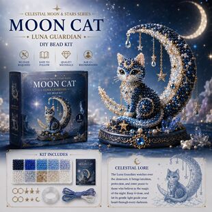 �羳�¿�Moon Cat Luna Guardian DIY Bead Kit �����c����ϵ��