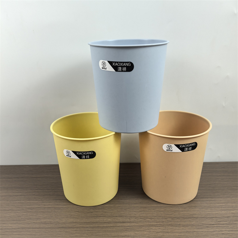 Papelera de escritorio mini linda, cubo de almacenamiento para clasificación en dormitorio y oficina, venta al por mayor.