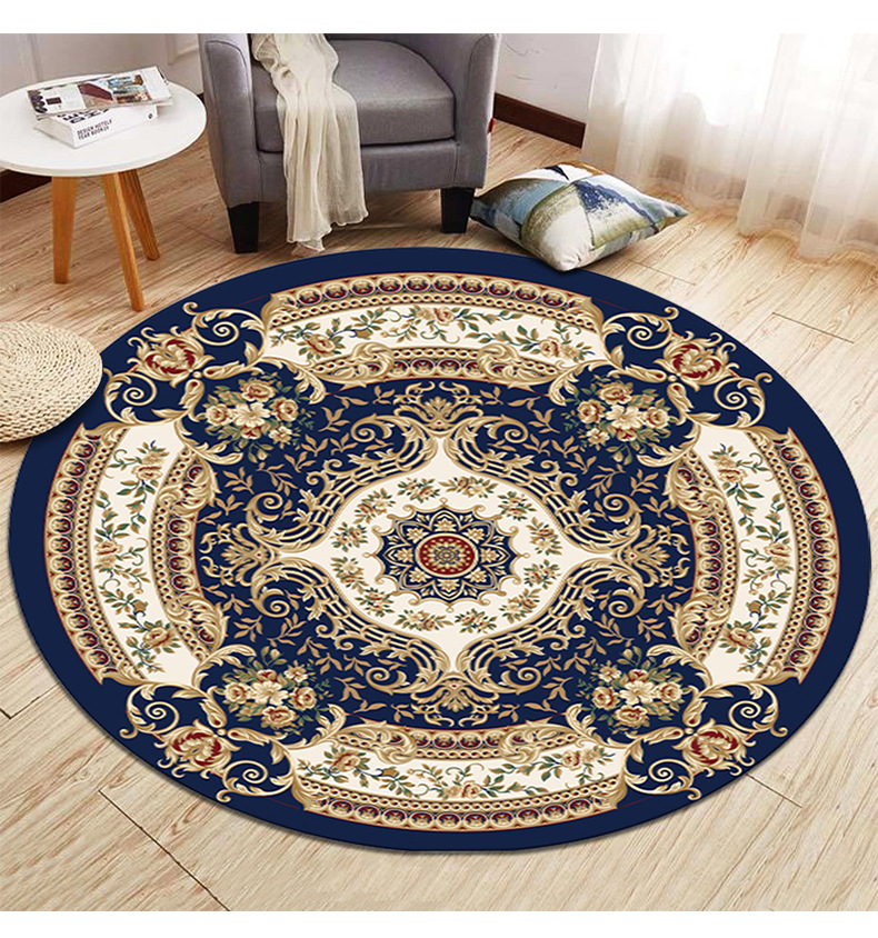 圆形地毯,复古地垫,吊篮脚垫,卧室地毯,客厅地毯