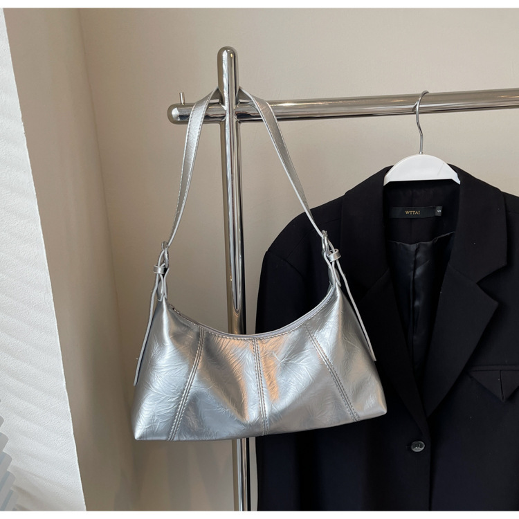 Sac à bandoulière tendance pour femmes sous les aisselles 2024, nouvelle version coréenne à la mode, simple, grande capacité, pour le travail et les déplacements_voghion.com