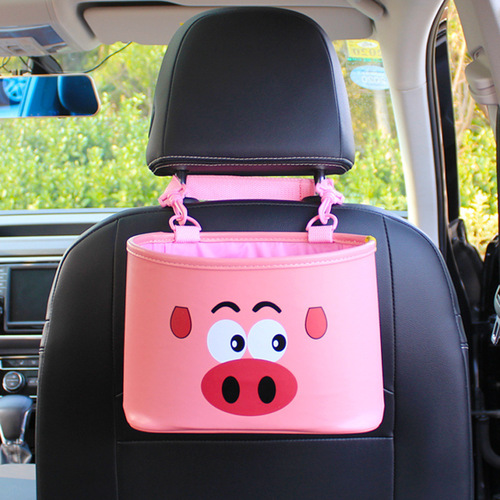 Cartoon multifunctional car seat back car storage box car storage bag car seat back storage bag hanging bag