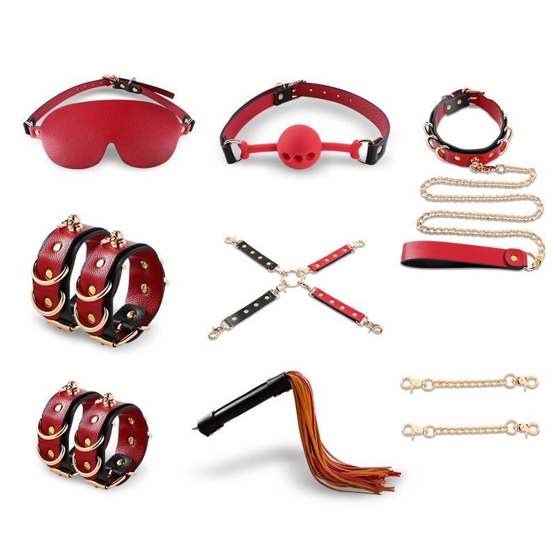 Chain Red Black & Red Adult Sexy Set SM Alternative Couple Coquete al por mayor