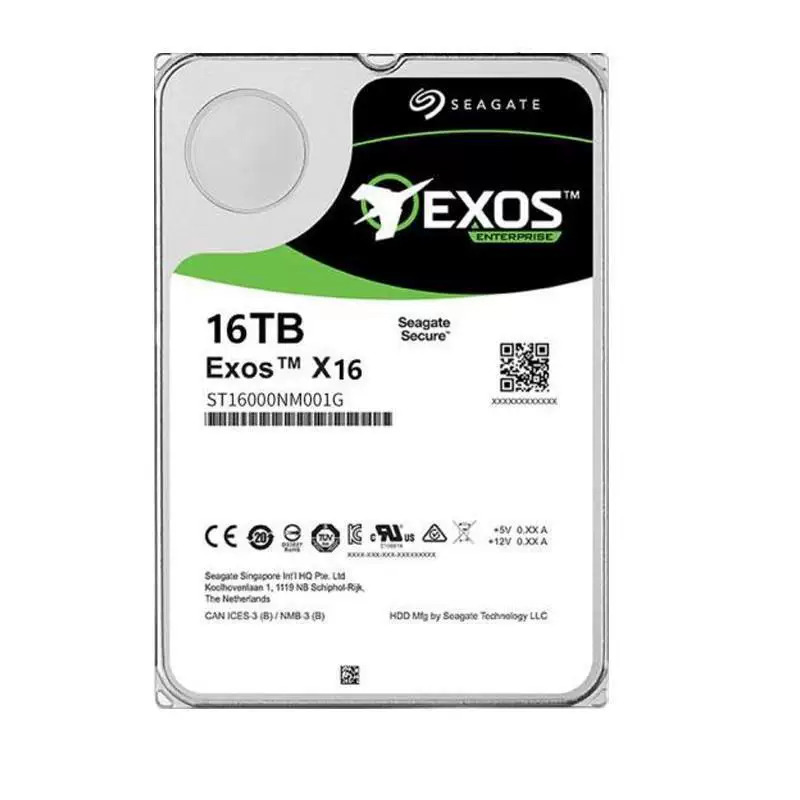 Подходит к жесткому диску Enterprise класса 7200 rpm SATA Seagate Galaxy EXOS ST16000NM000J 16T