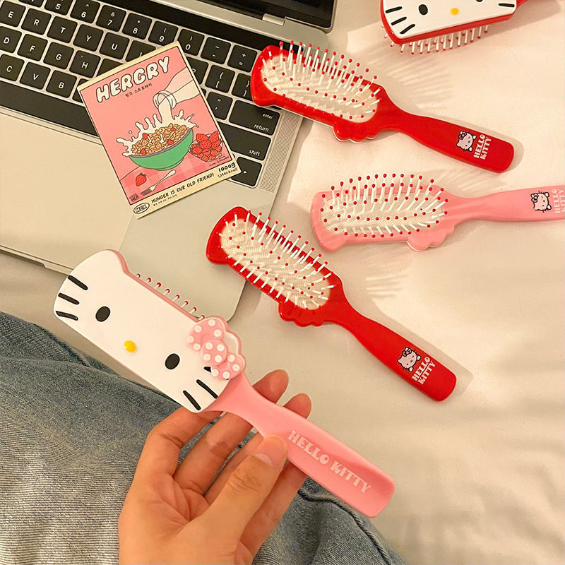 Hellokitty peine hecho a mano de diamantes completos bricolaje peine de maquillaje portátil pequeño para regalos de novia creatividad de San Valentín