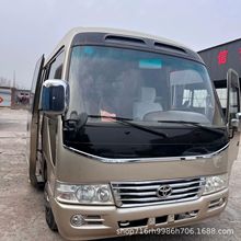 常年供应中小型客车丰田考斯特19座出口23座电动滑门豪华巴士