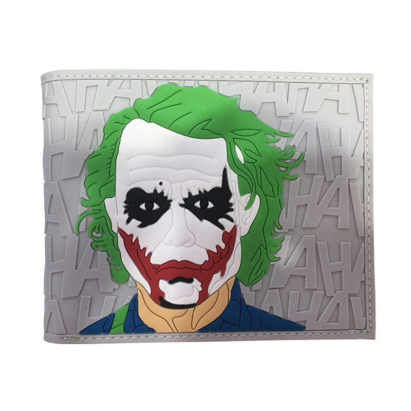 Black Jack Knight billetera corta de dos veces Héroe de dibujos animados estudiante monedero