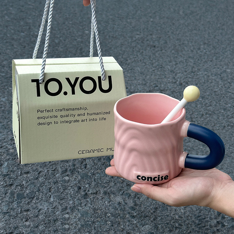 Inglés creativo taza de regalo de regalo de cumpleaños taza de cerámica de oficina taza de agua para el hogar