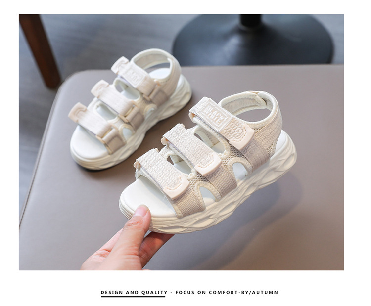 Sandali da spiaggia sportivi popolari per ragazze con suola morbida per bambini dell'estate 2023 nuovi per ragazze grandi e piccole_voghion.com