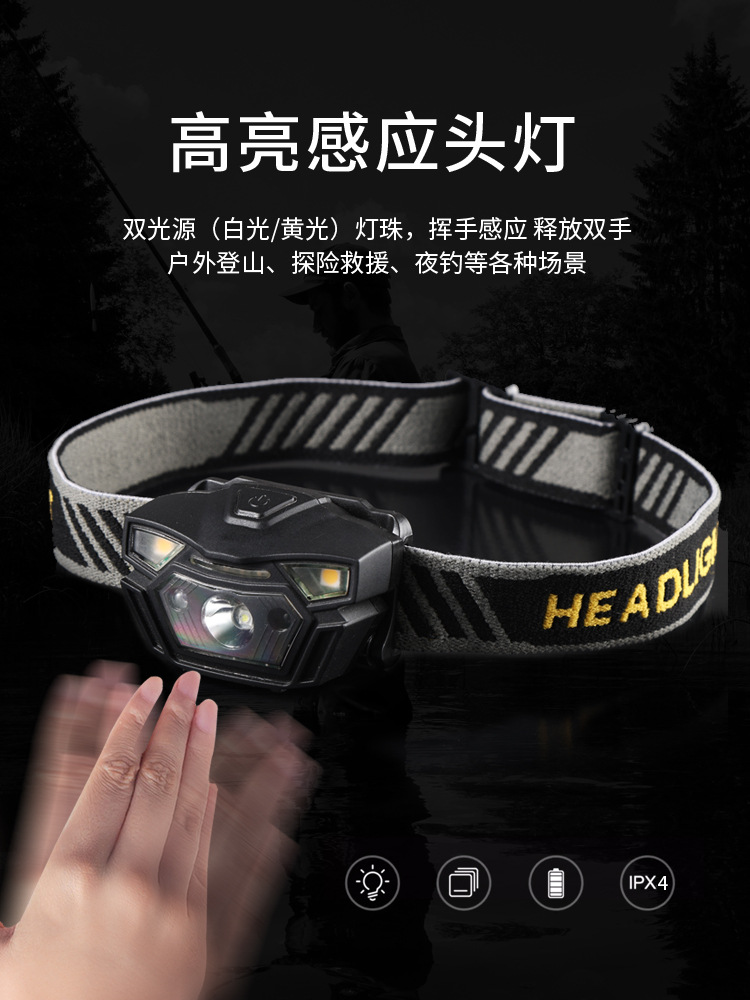 Cross -border LED Waterproof Sensing Tale Light New Tale Portable…