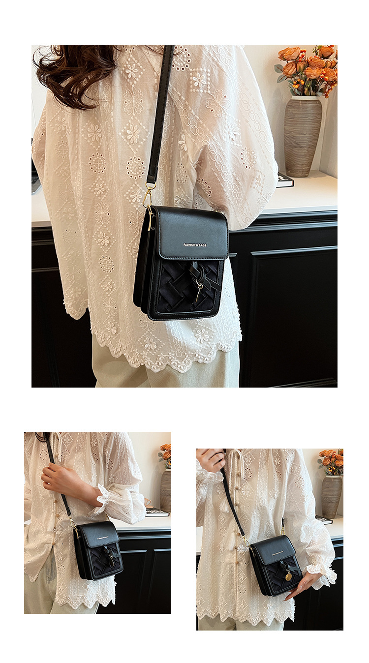 2025 New Fashion Women's Phone Casual Versatile Trendy Single Shoulder Crossbody Water-Resistant PU Leather Bag_voghion.com
