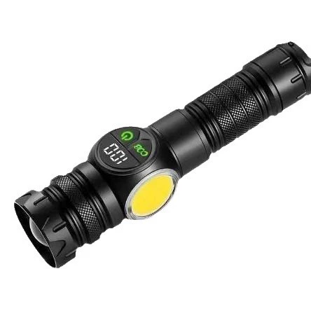 Фонарь KK2305, перезаряжаемый USB, COB боковой свет, алюминиевый сплав
