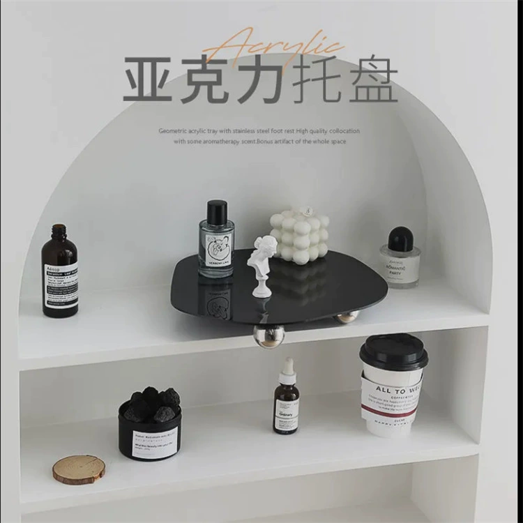 Оригинальный нерегулярный продвинутый акриловый INS украшение дома ароматерапия лоток украшение нижняя поддержка Съемка фото реквизит DIY
