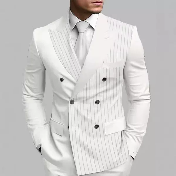 Cross-Border New Export Men's Printed Back Mid-Slit Suit Jacket Digital Printed Suit Casual Top