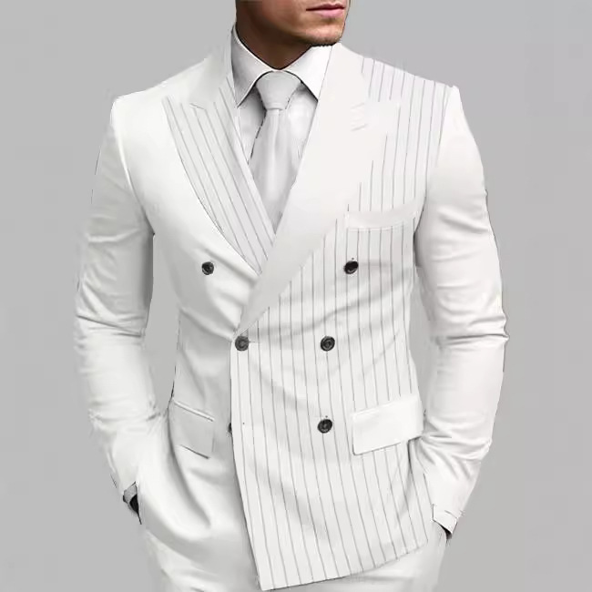 Cross-Border New Export Men's Printed Back Mid-Slit Suit Jacket Digital Printed Suit Casual Top Cross-Border New Export Men's Printed Back Mid-Slit Suit Jacket Digital Printed Suit Casual Top