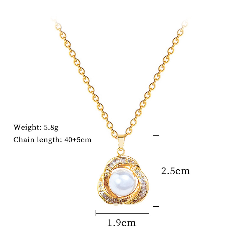Collana elegante a catena con diamanti da donna gioiello versatile_voghion.com