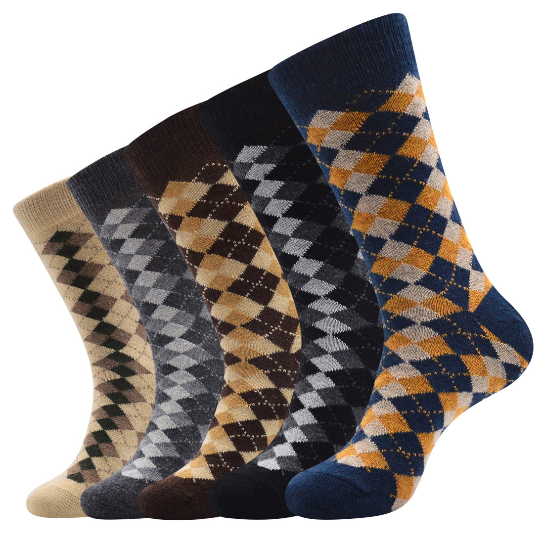 Men's demi-season woolen keep warm classic socks English style