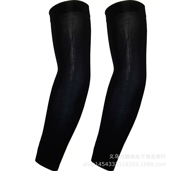 Yiwu sunscreen sunshade anti-ultraviolet black and white skin color sleeves ice silk sleeves sunscreen ice sleeves spot