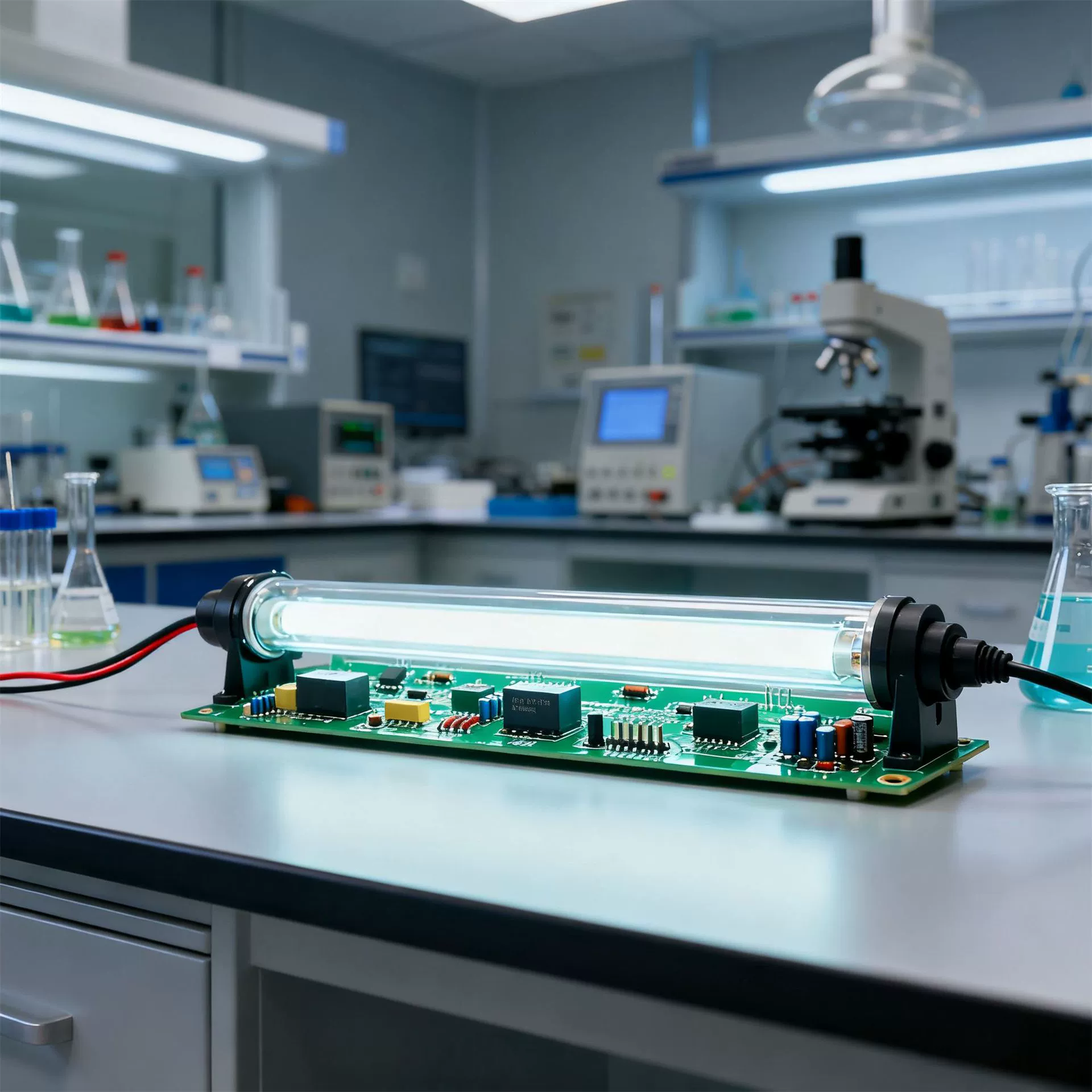 3v 5v бактерицидная лампа Движная доска 3.7v Движная доска Ультрафиолетовая стерилизация лампа трубки PCBA световая доска спот