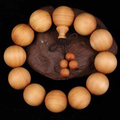 太行崖柏手串2.0滿瘤疤雀眼陳化料老料108顆念珠文玩木手鍊男天然