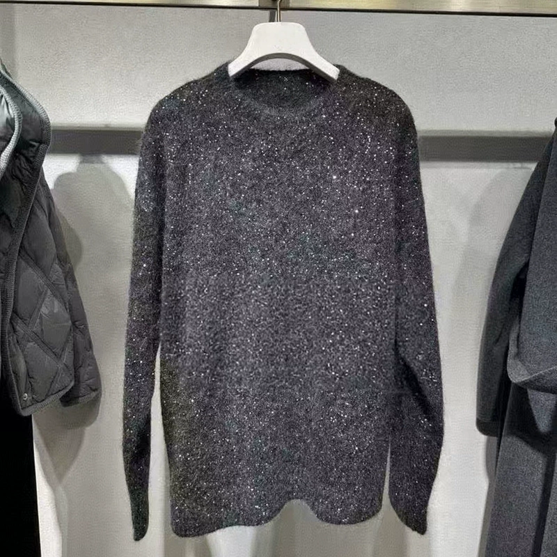 Winter knitted nail sequins, sweater, 132071g