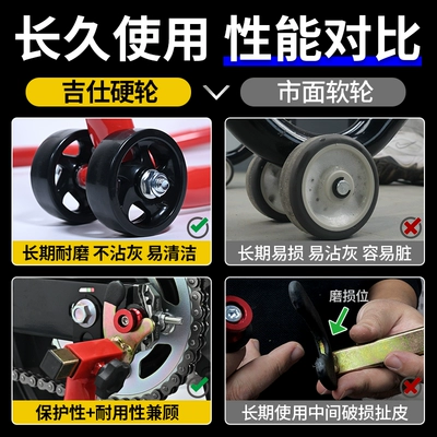 Motorcycle frame | gear chain maintenance tool