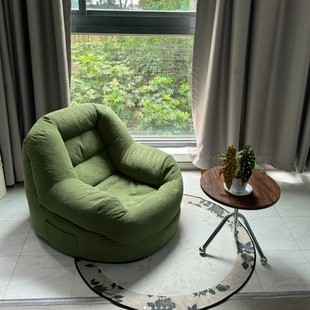 Lazy Sofa for Lying down and Sleeping, Single Small Sofa for Bedroom, Small Balcony, Living Room, Reading, Leisure, Stress-Relief Nest Chair