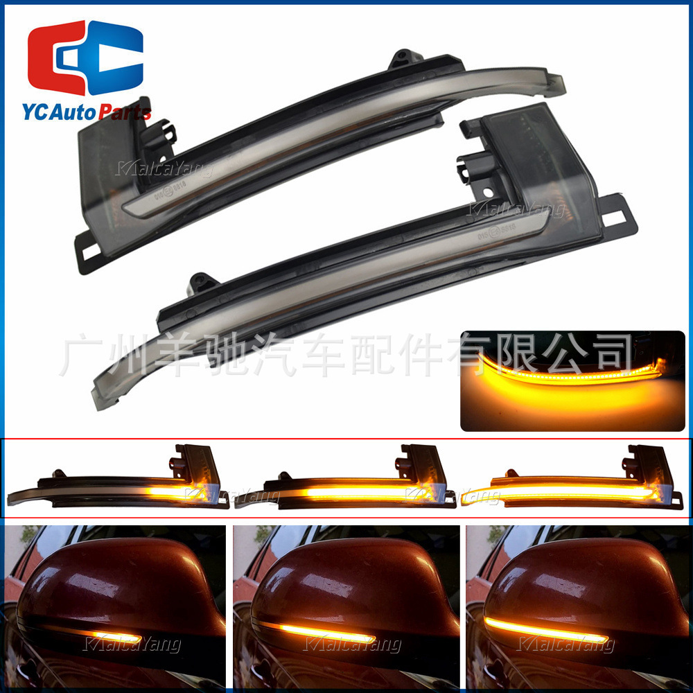 Adecuado para Audi A3 8P A4 A5 B8 B8.5 Q3 A6 C6 espejo retrovisor LED Luz de marcha luz de giro