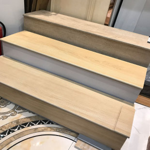 1.2 m Stair Step Tile Original Edge Original Groove Integrated Antique Wood Grain Villa Tile Anti-skid Step Floor Tile