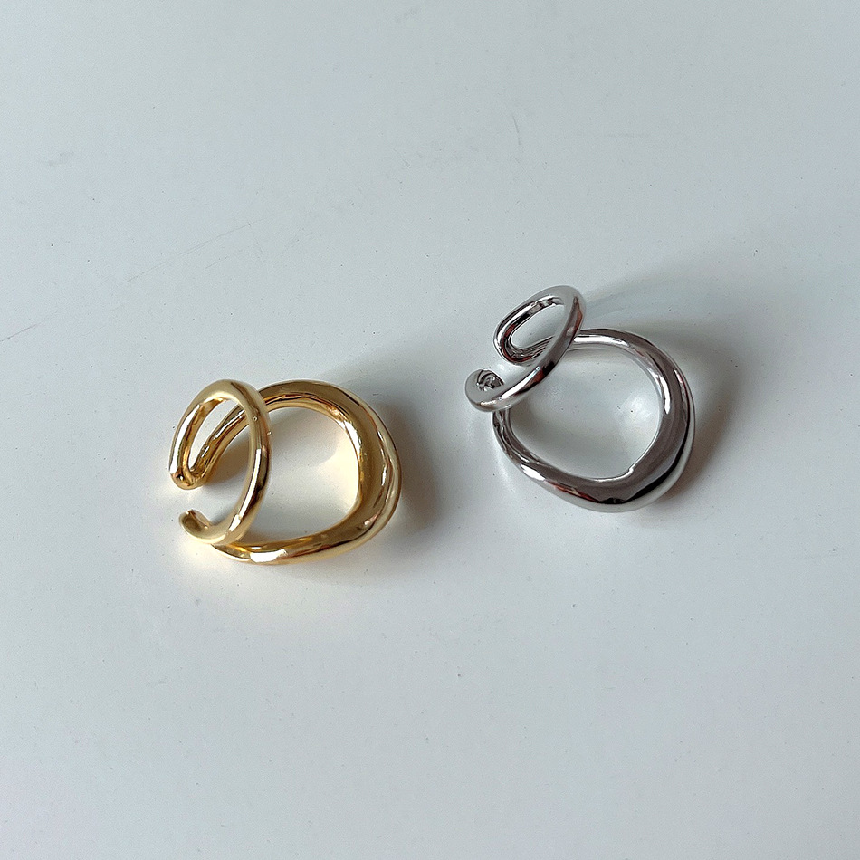 3g Weight Ear Cuffs Classification 1 Piece Quantity Holiday, Daily Occasion 925 Sterling Silver Material Solid Color Pattern Women's Gender Plating Design Simple Style, Classic Style Style 1 Piece 925 Sterling Silver Solid Color Ear Cuffs 8