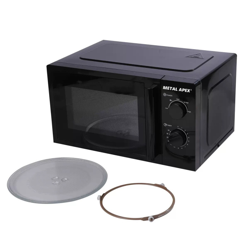 跨境20L/25L Microwave Oven家用多功能微波炉转盘式机械旋钮外贸|undefined
