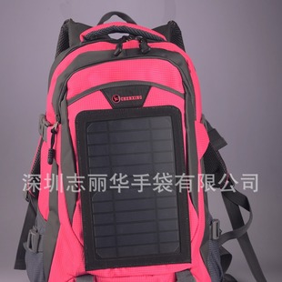 Solar Backpack Production 3.5W Mobile Phone/Charging Tablet Mobile Power Supply Charging Mountaineering Bag