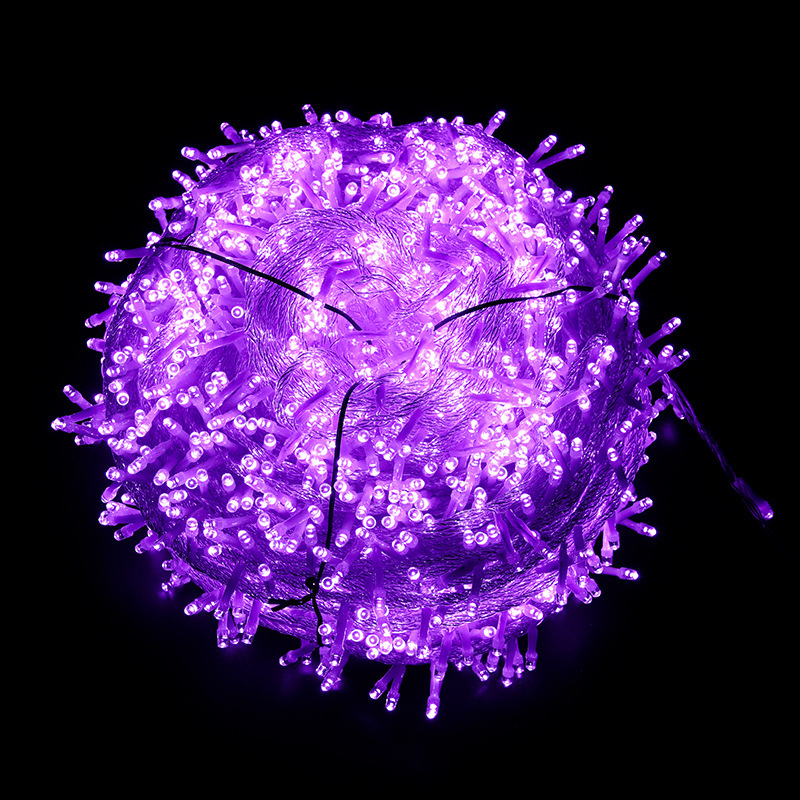 Plug-In estrellado luz de la secuencia de luz al aire libre impermeable vacaciones boda decoración de Navidad transfronteriza al por mayor luz de la secuencia