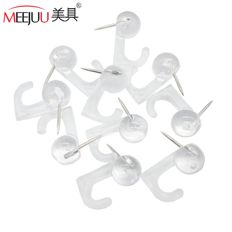 Cross-border Hot-selling Creative Colorfulful Transparent Hook Thumbtacks Cork Push Pins Hook Nails Photo Wall Decorative Hook Thumbtacks Cross-border Hot-selling Creative Colorfulful Transparent Hook Thumbtacks Cork Push Pins Hook Nails Photo Wall Decorative Hook Thumbtacks