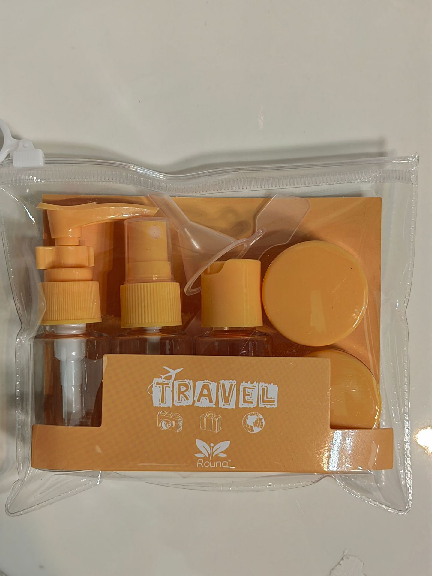 Botella de viaje portátil MOQ 30ml 10g Conjunto de botella de viaje de enlace de cliente individual