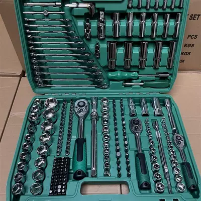Mühərrik tənzimləmə alətləri | Wrench Set Combination Casing - 216-pieces-of-24-tooth-auto-repair-ordinary-model-free-replacement-if-broken