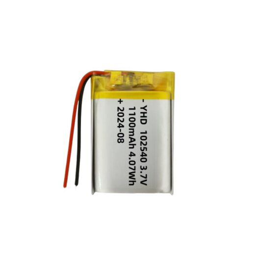 102540 polymer lithium battery 1100mAh beauty instrument life small electrical VR glasses UN38.3 certification KC