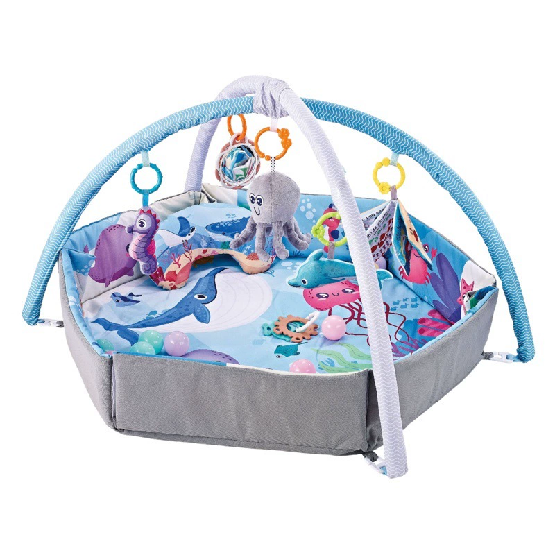 Гексагональный игровой манеж-мат для малышей, развивающий коврик для ползания, игрушки для новорожденных, Amazon TIC