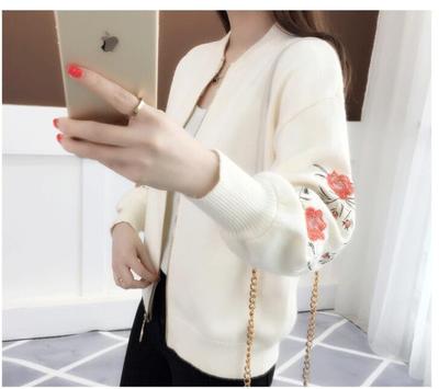 lady sweater Cardigan spring clothes 2021 new pattern Easy Two August spring and autumn knitting coat jacket Exorcism