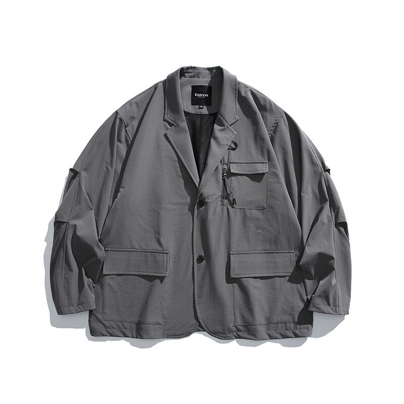 2025 Spring New Men's Japanese Outdoor Japanese Vintage Suit Jacket Coat Trendy