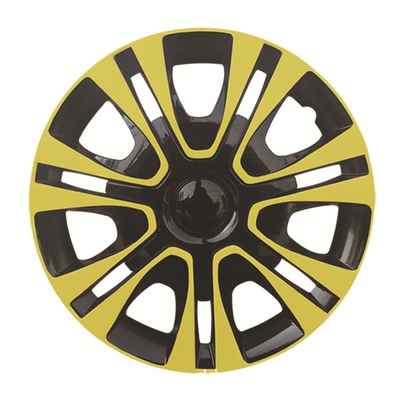 Hub cover: Car Tire Cap Decorative Cap - 14-inch-ky-yellow-1