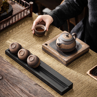 Tea Cup Rack Ujin Stone Tea Ceremony Accessories Household Tea Set Storage Shelf Simple Kung Fu Tea Drain Storage Living Room
