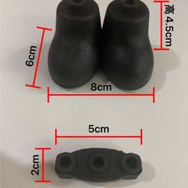 现货批发圣诞老人吹塑PE圣诞身体鞋伸缩杆塑胶脚底板公仔娃娃鞋子
