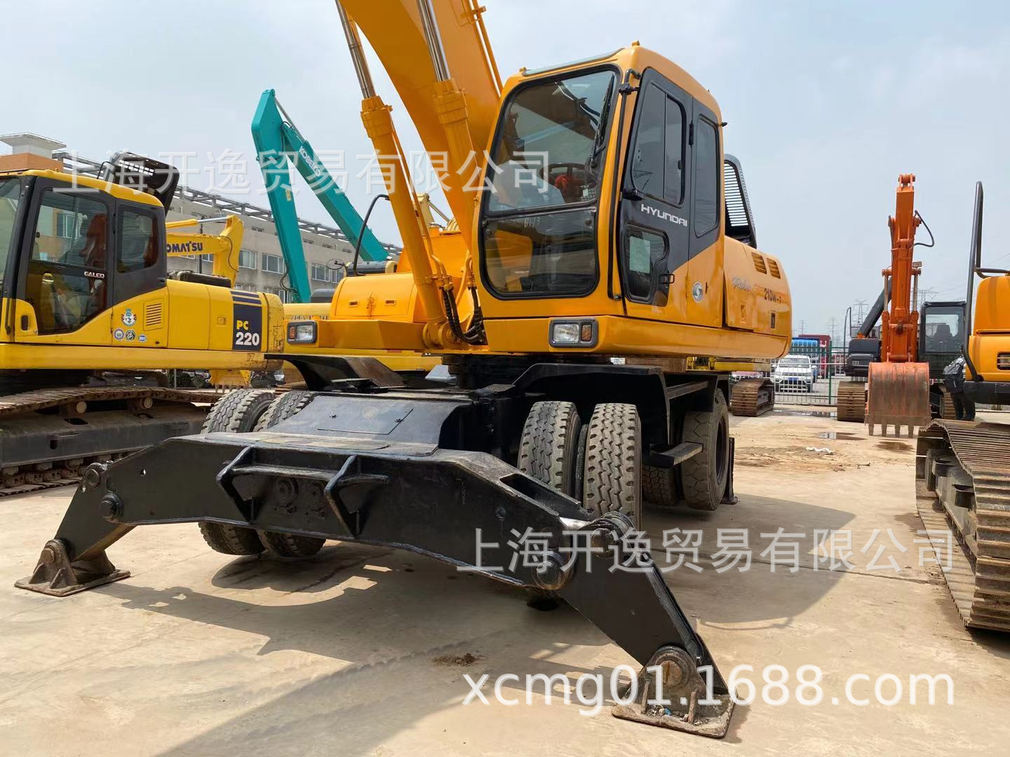 15吨21吨轮挖 现210代 轮胎挖掘机 210W-7 轮挖 150w-7