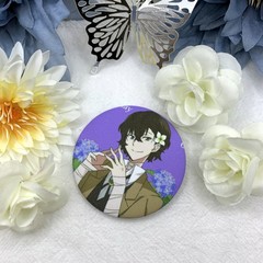 文豪野犬鐳射吧唧徽章中原中也中島敦江戶川亂步動漫周邊