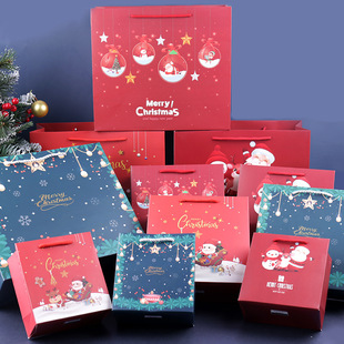 Christmas cartoon gift bag Christmas gift bag bag Christmas Eve gift packaging bag paper bag spot wholesale