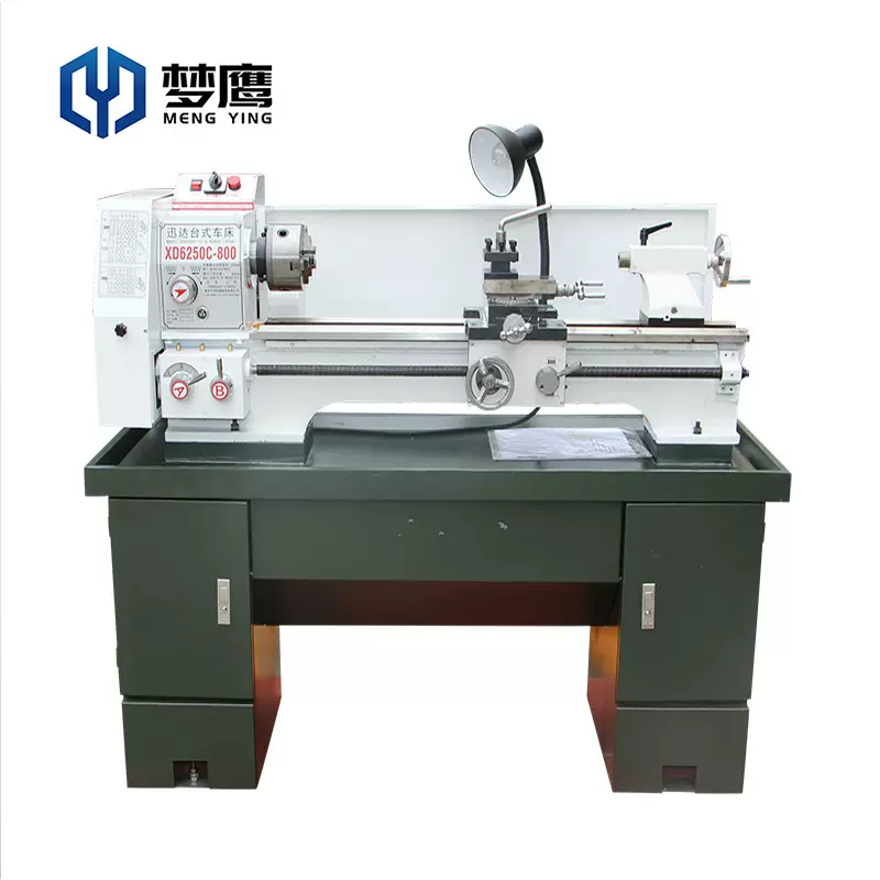 梦鹰6250金属机床加长家用台式小型车床普通桌面车床切削机械