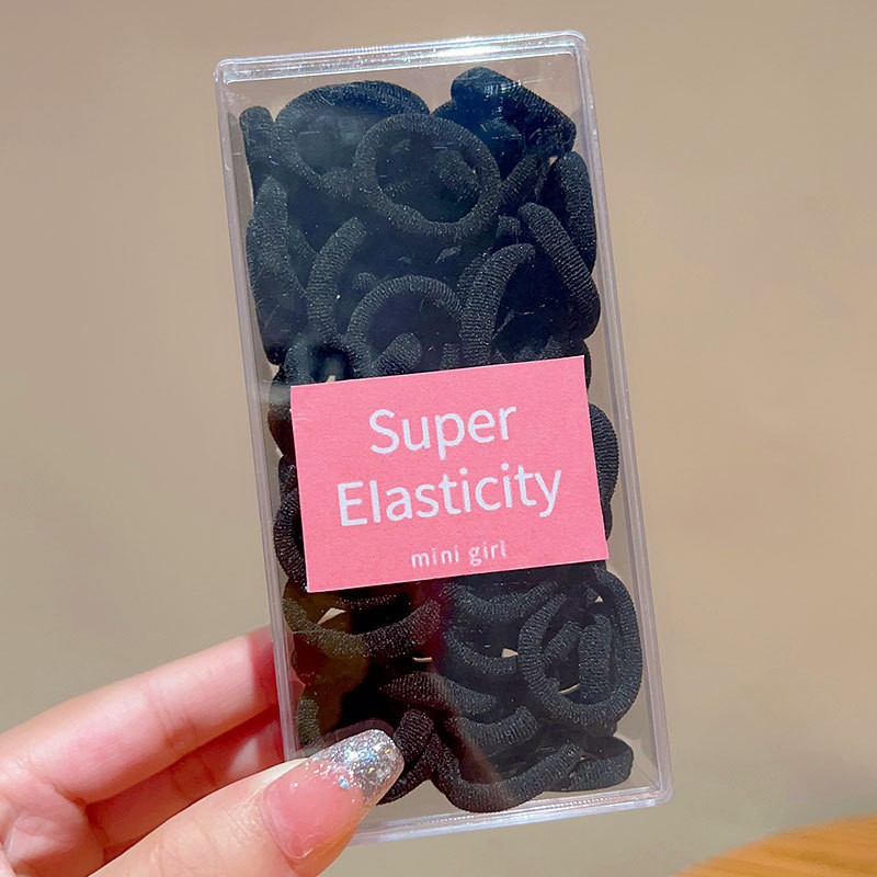 Banda de goma para niños cabeza de corbata femenina chica de alto aspecto no duele el pelo trenza de bebé cabeza cuerda chica Cola de Caballo banda de goma anillo de goma